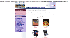 Desktop Screenshot of metroshoppingmall.com